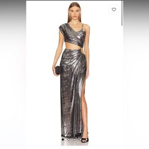 NWT ET OCHS Shiloh Gown in Platinum